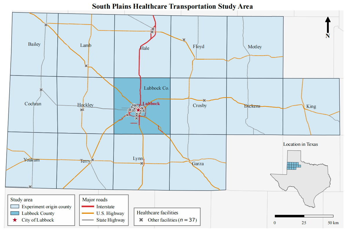 Fleet Capacity and Operational Coverage in Autonomous Transportation for Rural Healthcare Acces