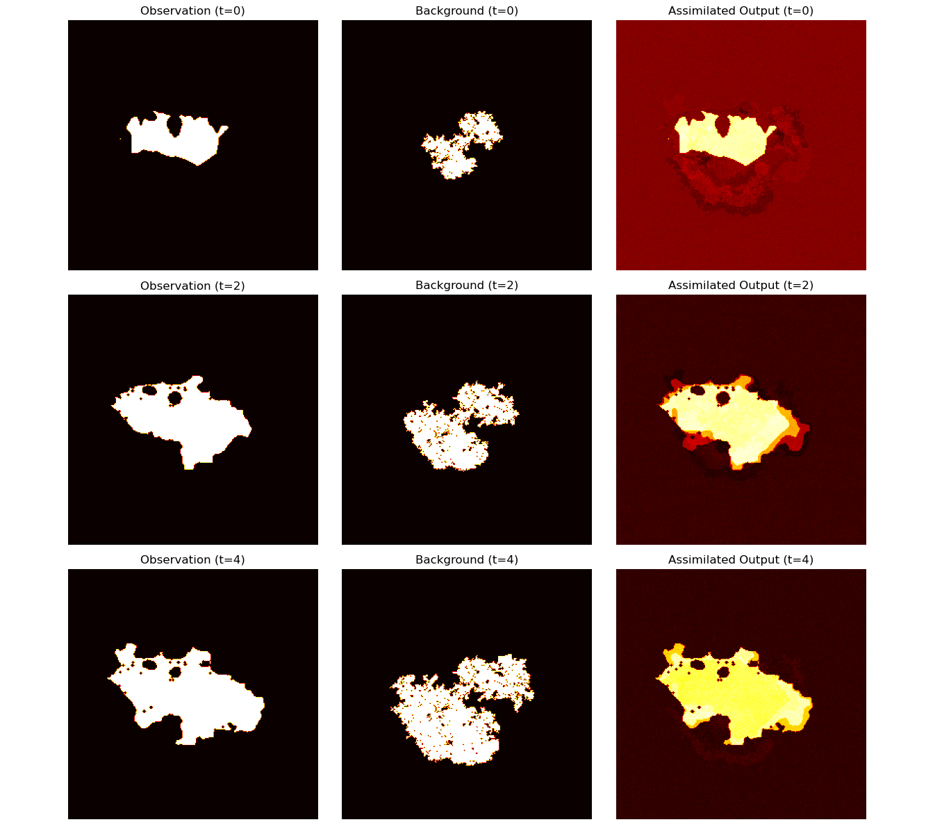 Ferguson Wildfire Data Compression and Assimilation